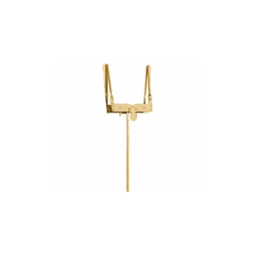 A&S tuba menetkottatartó - egyenes, 16 cm-es szárral, lakkozott