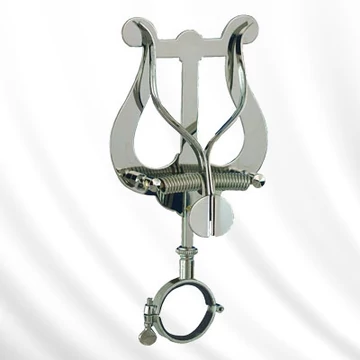 A&S Esz-klarinét menetkottatartó - tölcsérre szerelhető, nagy lírás, nikkelezett