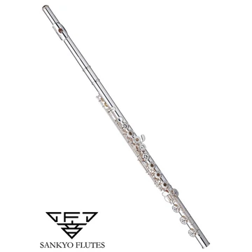 Sankyo 201 Etude Fuvola - Ezüst fej, H-láb