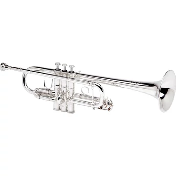 B&S 3136/II S Challenger II C-trombita - Ezüstözött