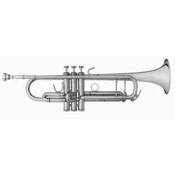 B&S 3137/II LR Challenger II B-trombita - Ezüstözött