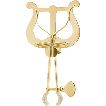 A&S Trombita menetkottatartó -  befúvócsőre szerelhető, nagy lírás, lakkozott