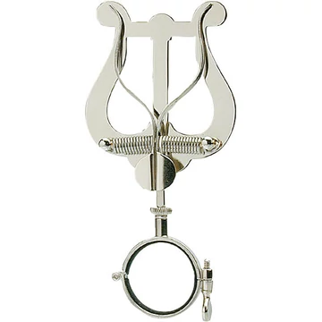 A&S Klarinét menetkottatartó - középre szerelhető, nagy lírás, nikkelezett