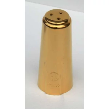 Herouard & Benard Bonade fordított Altszaxofon fém kupak - óarany, lakkozott