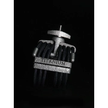 Silverstein Titanium B-klarinét szorító - Black Dotted, Gen. 5.