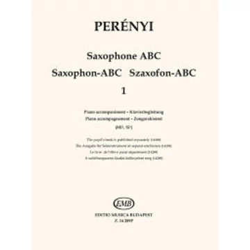 Perényi Éva - Perényi Péter: Szaxofon ABC 1 - Zongorakíséret