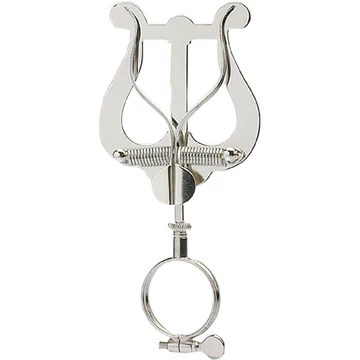 A&S Klarinét menetkottatartó - középre szerelhető, közepes lírás, nikkelezett