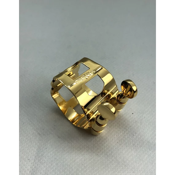 Ishimori szopránszaxofon szorító ebonit fejre - Gold Plate