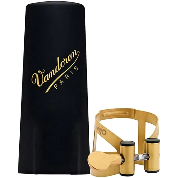 Vandoren LC59DP M/O Baritonszaxofon szorító (aranylakkos) - műanyag kupakkal