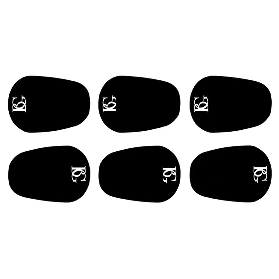 BG A10L fogvédő gumi (/darab) - Fekete 0.8mm