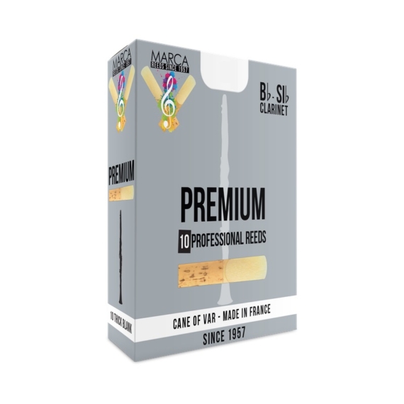 Marca Premium B-klarinét nád - (10 darab) - 2.5