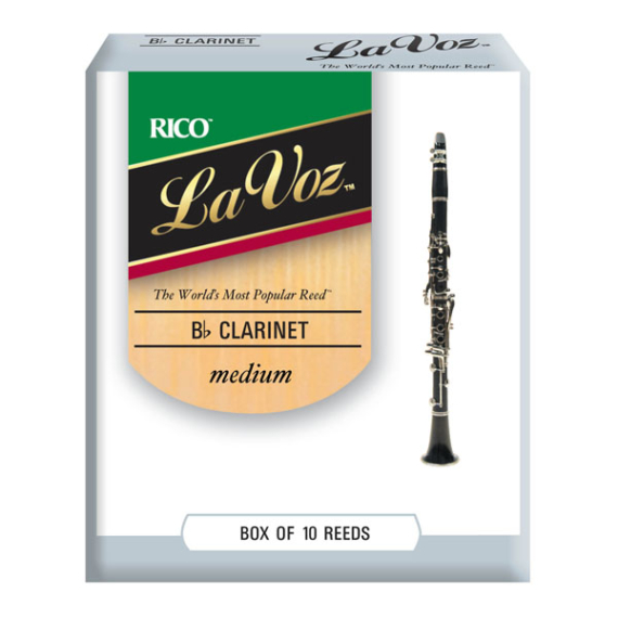 La Voz B-klarinét nád - doboz (10 darab) - MS (medium soft) -Régi csomagolású