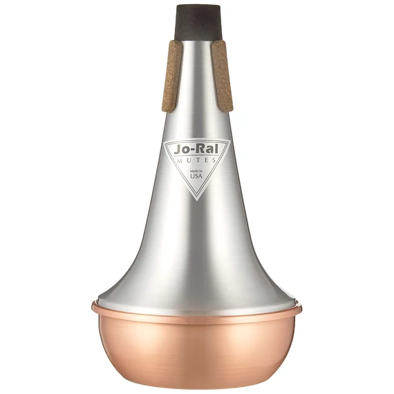 Jo-Ral TRB-1C Harsona szordínó - Kúpos, alumínium, vörösréz talppal