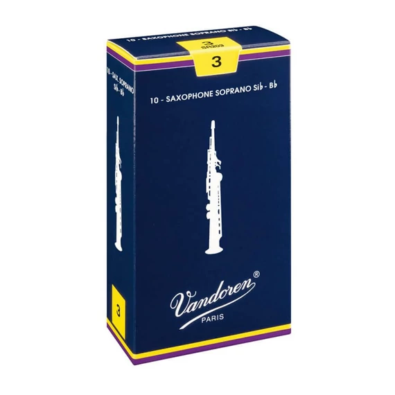 Vandoren Traditional Szopránszaxofon nád (10 darab) - 2.5