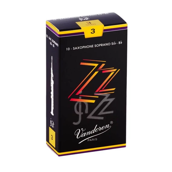 Vandoren ZZ (Jazz) Szopránszaxofon nád (10 darab) - 2.5